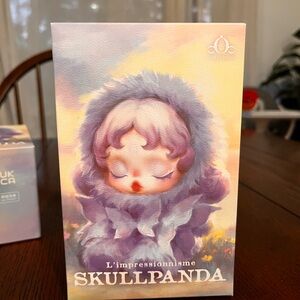 AMBER Skullpanda Impressionism Collectible Toy by Pop Mart